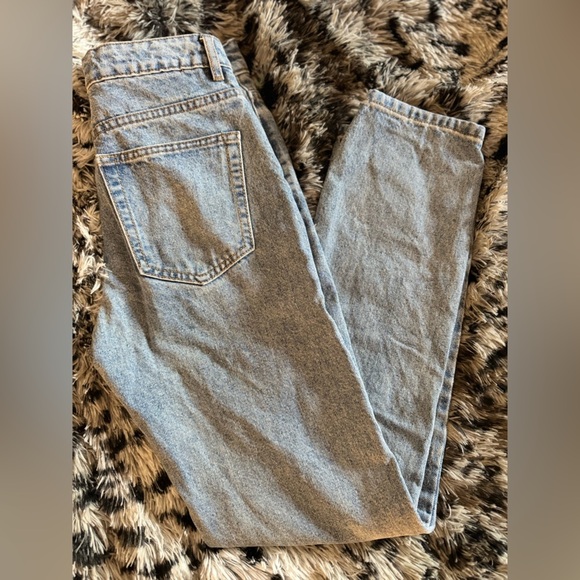 Adika Flame Graphic Light Wash Slim Straight Jeans​​ - Picture 2 of 8